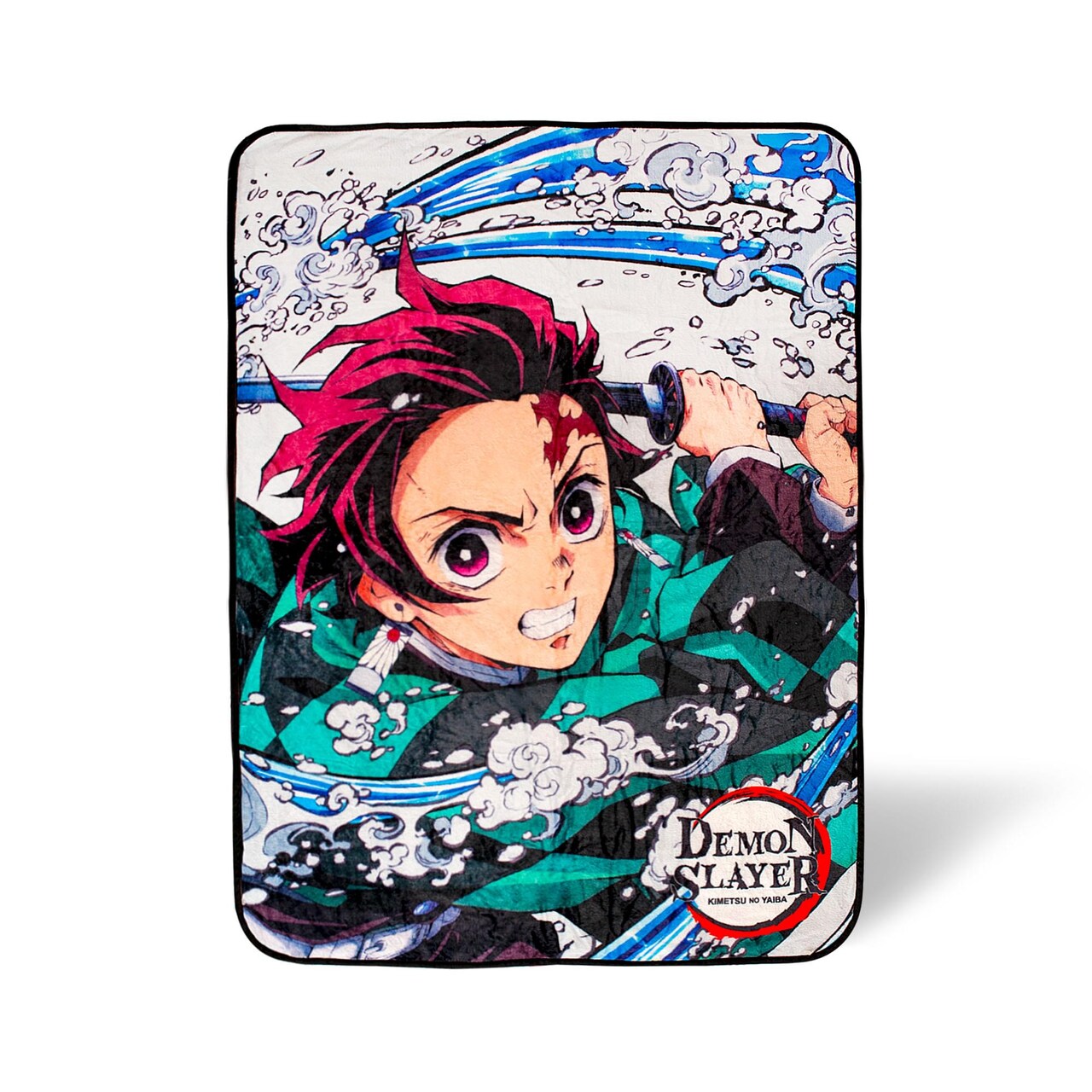 Demon Slayer Tanjiro Kamado Fleece Throw Blanket | 45 x 60 Inches